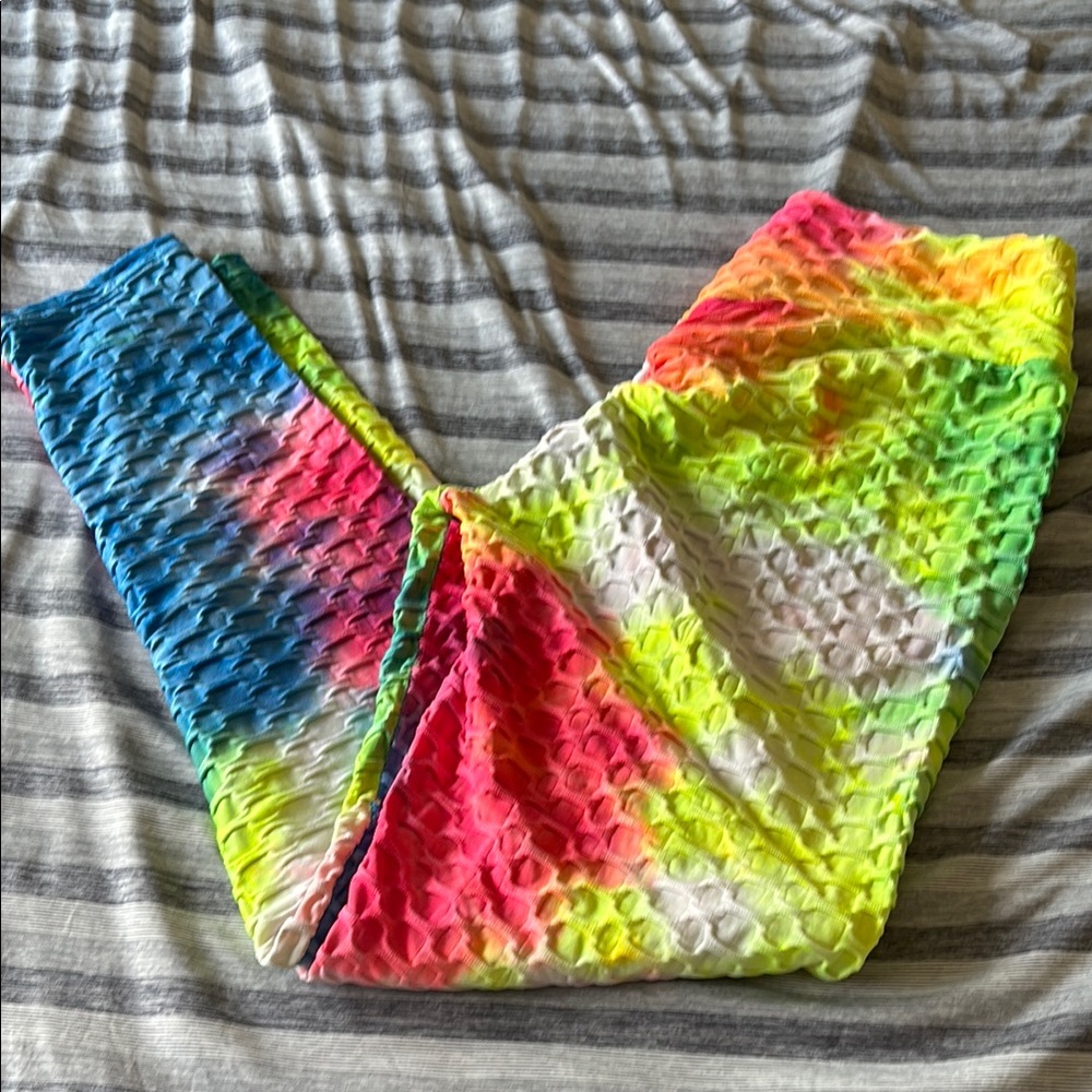 Colorful Tie-Dye Leggings